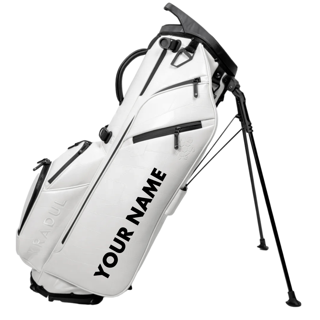 LUX G-Exotics Women’s 8.5” Carry Bag: Patchwork White [Customize]