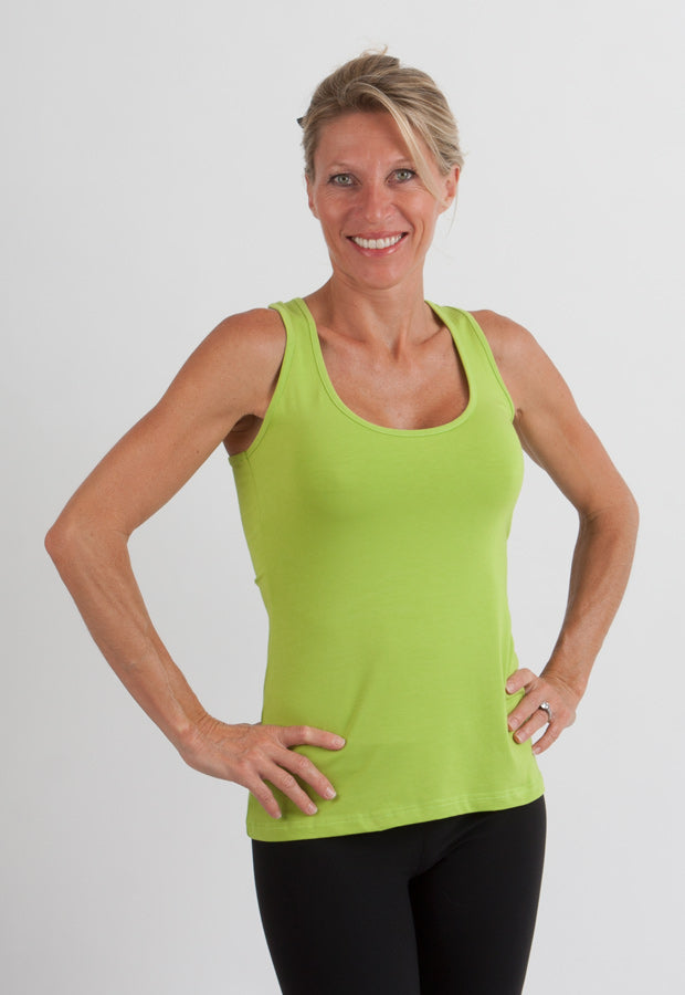 Clearance Women's Bamboo/Cotton Racer Back Tank Top